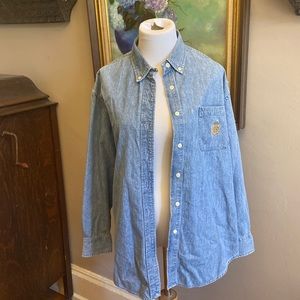 Oversized vintage Ralph Lauren button down, size small